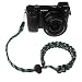 FoRapid Braided 550 Paracord Adjustable Camera Wrist Strap /Bracelet Quick Release Connector fits all camera lugs for Mirrorless Compact System DSLR Cameras, Binoculars - Dark Green/Brown/White
