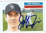 Jeff Francis autographed Baseball Card (Colorado Rockies)