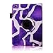 Fintie iPad mini 1/2/3 Case - 360 Degree Rotating Stand Case Cover with Auto Sleep / Wake Feature for Apple iPad mini 1 / iPad mini 2 / iPad mini 3, Giraffe Purple