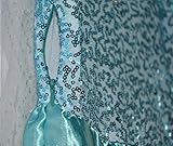 ReliBeauty Girls' Princess Elsa Fancy Dress Costume (5 years (5), Sky Blue)