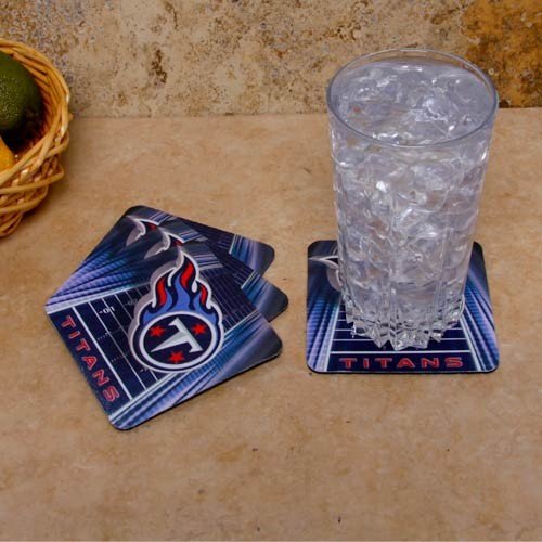 Tennessee Titans 4-Pack Sublimated Logo Neoprene Coaster Set