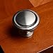 1-1/4 in. Satin Nickel Round Cabinet Knob 25-Pack