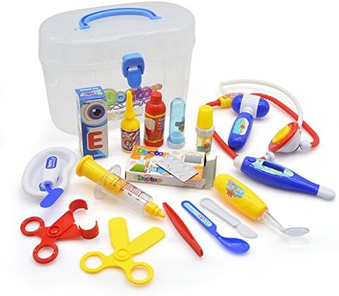Medical Kit Toys, Play Doctor Kit, Pretend medical Kit, Beyoung® Doctor 16 Piece Pretend Play Toy, Medical Doctor Hospital Kit Playset