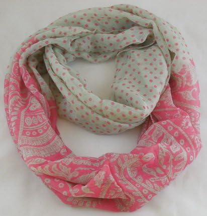 MUM52723F Two Tone Printed Scarf
