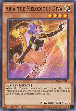 Yu-Gi-Oh! - Aria the Melodious Diva (DUEA-EN014) - Duelist Alliance - 1st Edition - Common