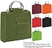 Insulated Neoprene Lunch Tote w/ Separate Bottle & Food Sections