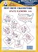 U.S. State Flowers Aunt Martha's Hot Iron Embroidery Transfer Quilting Collection