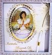 Quinceanera Guest Book in Spanish, with 12 pages and Ostrich Plume Pen