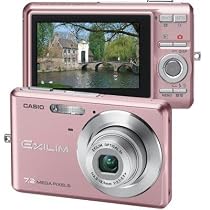 Casio Exilim EX-Z77 7.2MP Digital Camera with 3x Anti-Shake Optical Zoom (Pink)