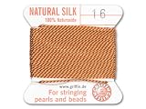 Griffin Bead Cord 100% Silk - No. 16 (1.05mm) Cornelian