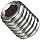 Metric 18-8 Stainless Steel Set Screw, Hex Socket Drive, Cup Point