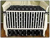 Sin in Linen Black Skull and Crossbones Baby Play Blanket