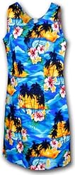 Cotton Tropical Print  Dress