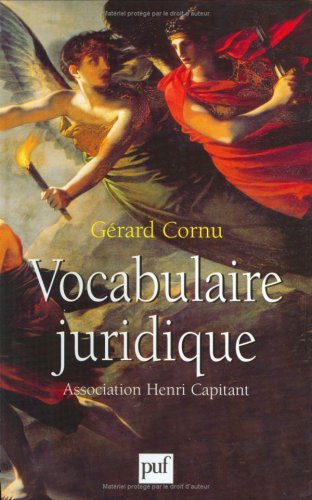 VOCABULAIRE JURIDIQUE. 8ème édition VOCABULAIRE JURIDIQUE. 8ème édition