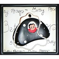 Classic Betty Boop 3D Wall Plaque - Lady in Red Purse