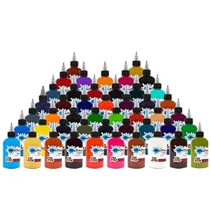 Starbrite 46 Essential Colors Sterile Tattoo Ink 1/2 oz
