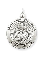 Sterling Silver Saint Jude Thaddeus Medal