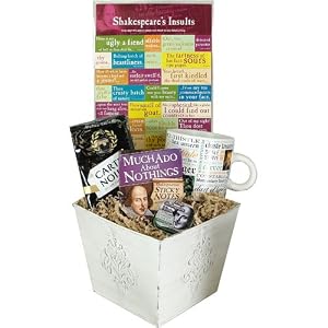 Meduim Shakespeare Themed Unusual Gift Basket