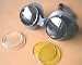 BLACK METAL GOTH BIKER Goggles w/xtra set of lenses