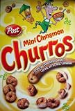 Post Mini Cinnamon CHURROS Crunchy Sweetened Wheat Cereal with Real Cinnamon