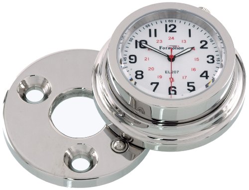 Formotion RKC-30700 White Face Round Road King Fork Lock Cover Clock On Sale