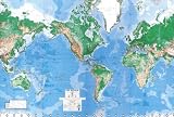 World Map Paper Wall Mural