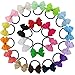 Pinwheel 20pcs Girls Pigtail Bows Pony Tail Holder Hair Bows