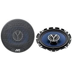 JVC CS V 626 2-Wege-Koaxial 16 cm Autolautsprecher (210 Watt, 84 dB/Wm) schwarz/blau