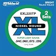 D'Addario EXL220TP Nickel Wound Bass Guitar Strings, Super Light, 40-95, 2 Sets, Long Scale