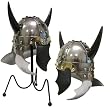Mini Viking Horn Helmet Desktop Display