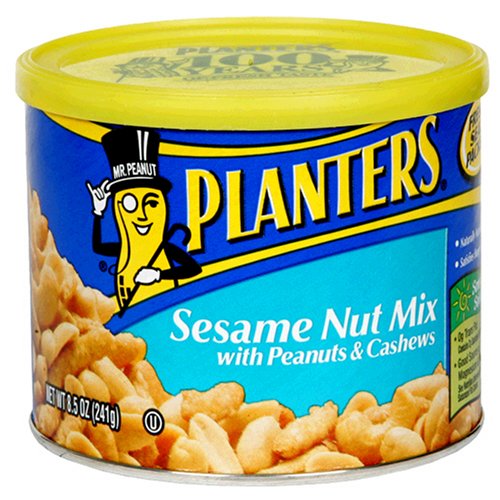 Planters Sesame Nut Mixed, 8.56-Ounce Units (Pack of 6) by Planters
