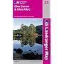 Glen Carron and Glen Affric (OS Landranger Map)