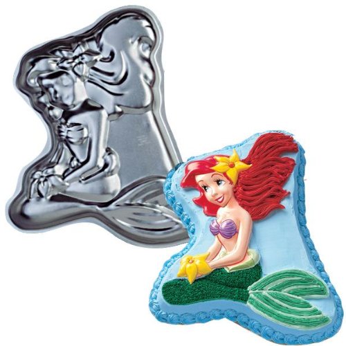 More image Wilton Little Mermaid Ariel Cake Pan (2105-3400, 1997)