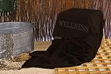 Saunatuch Wellnesstuch Badetuch Uni Braun Frottee 80x200 cm (1-9-5)