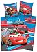 Herding 442922050412 Bettwäsche Disney Cars, Kopfkissenbezug: 80 80 cm, Bettbezug: 135 200 cm, Linon