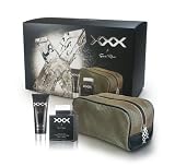 XXX by Esmé René Giftset: 3.4 oz Eau de Toilette Spray + Toiletry Bag + 4oz After Shave + Towel for Men