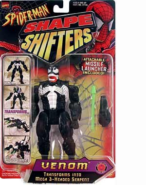  Spider-Man Shape Shifters Venom Figure (Transforms to 3 Headed Serpent)