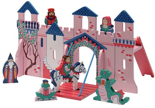 Childrens Toyshop  Toys : Handmade Wooden Fairytale Playscene Toy