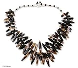 Onyx choker, 'Tribal Dance'