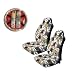 A Set of 5 Pc. Universal-fit Hawaiian Hibiscus Floral Print Front Bucket Seat Cover, Steering Wheel Cover and Shoulder Harness Pressure Relief Cover - Tan