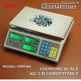 Buy 15 Kg 0.5g Professional Digital Counting Scale LCD Display, Rechargeable Battery now!