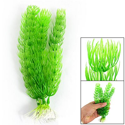 Artificial Green Plastic Plants for Aquarium Fish Tank Ornament