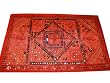Gorgeouse Red Wall Hanging Gujrati Mirror Sari Indian Tapestry Home Decor