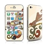 Bird Happiness Design Protective Skin Decal Sticker for Apple iPhone 4 16GB 32GB