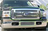 05 06 07 Ford F250 F350 Excursion Super-duty 7PC Combo Billet Grille (With Honeycomb Shell/Fog Lights Must Be Removed)