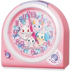 Jewelpet (ジュエルペット) アナログ 目覚まし時計 CQ131P CQ131P