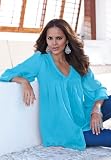 Denim 24/7 Plus Size Allie V-Neck Blouse