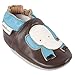 Momo Baby Infant/Toddler Elephant Soft Sole Leather Shoes