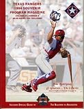 1994 Texas Rangers Souvenir Program Ivan Rodriguez