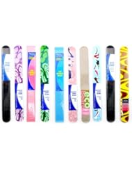 Office Product: 20 Double Sided Nail Art Files Emery Board Grit Gel Manicure Pedicure Assorted ! - ATB